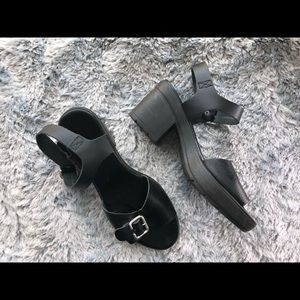 'Niece' Platform Leather Sandal